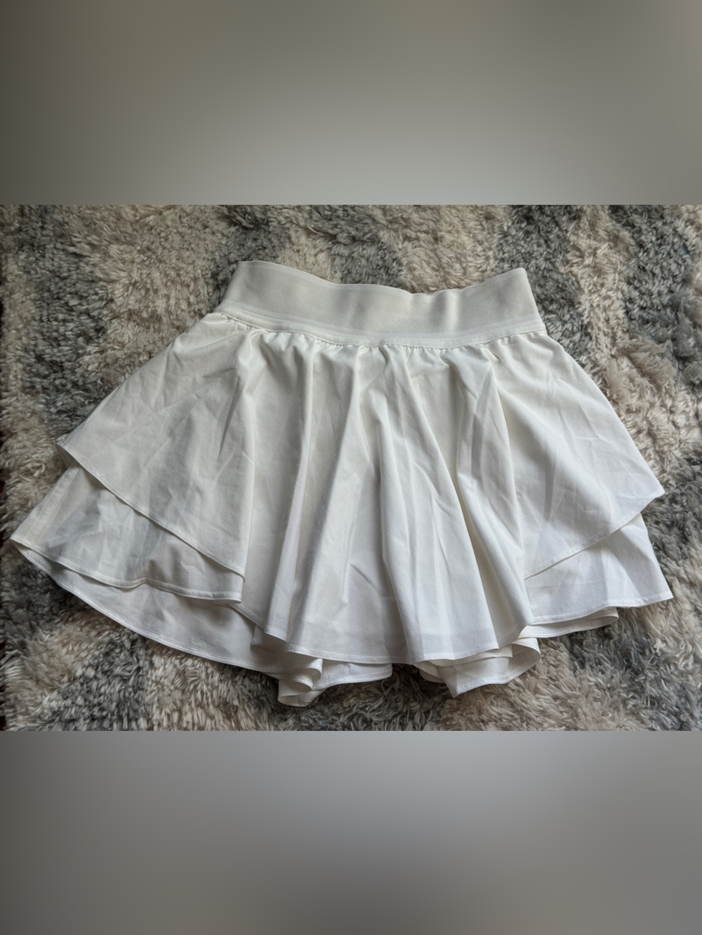 lululemon athletica White Tennis Skirt